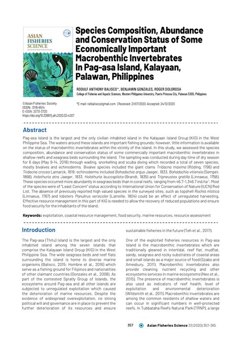 (PDF) Species Abundance, Importance, Conservation .